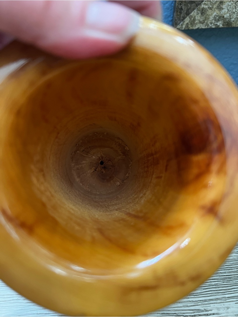 Don Noble Signed Original Aspen Studio Wood Vase Hand Turned Colorado Art 15” - Picture 6 of 6